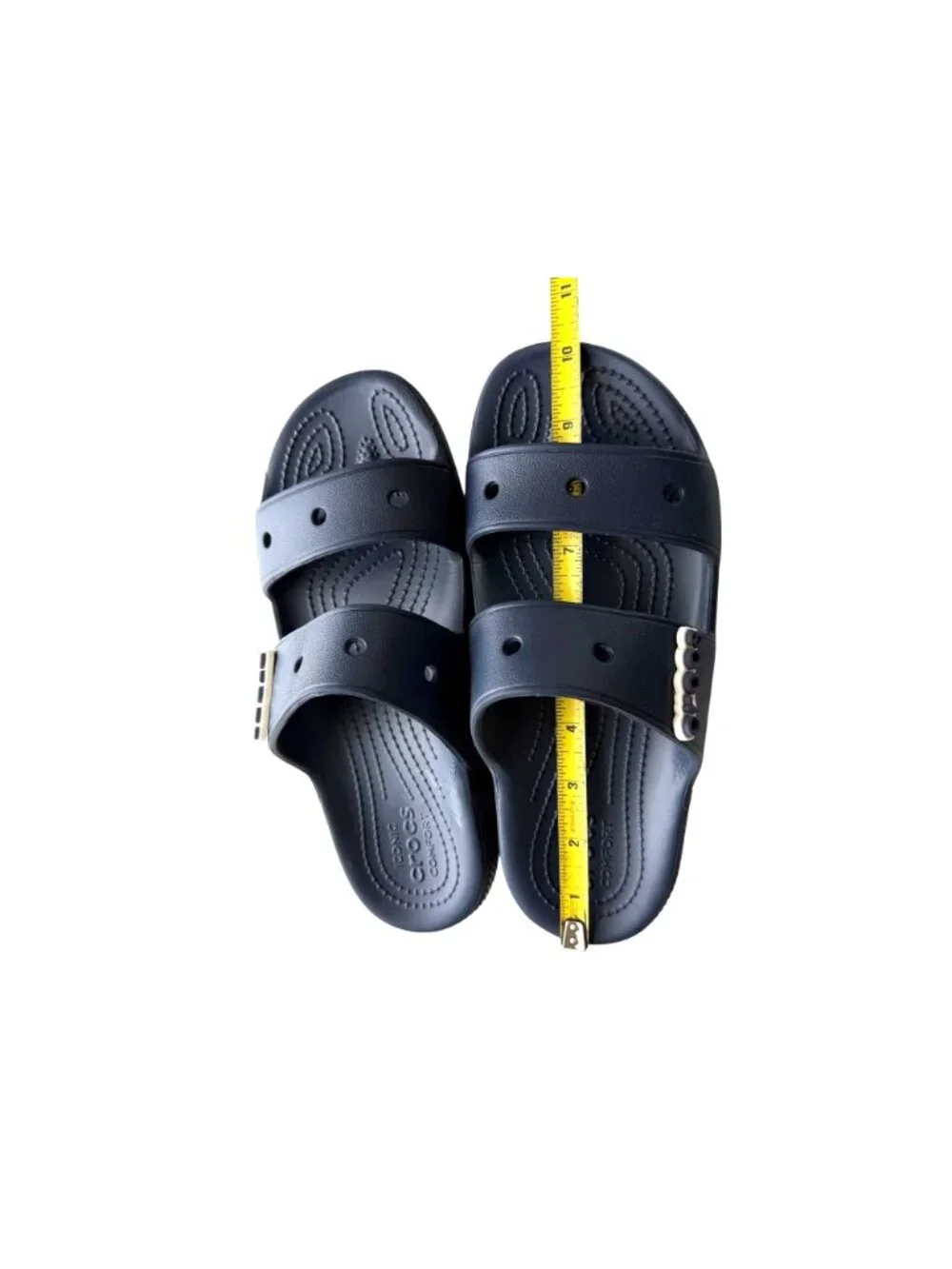Crocs Navy Blue Womens Slide Sandals M6 W8 Unisex